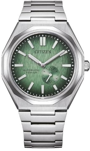 Citizen Automatik-Herrenuhr Titan Grün NK5020-58X
