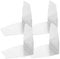 SUPVOX 1 Set Garden Corner Brackets of Metal Brackets for Raised Beds Strong Load Bearing Design for Shelves and Furniture Installation