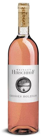 DELINAT – Weingut Hirschhof «Grosses Holzfass» Rosé 2023 – Deutscher Roséwein trocken – Bio-Wein aus Rheinhessen, vegan (1 x 0,75l)