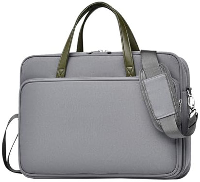 YiQinzcxg Alta Capacità 16 Pollici Laptop Bag Weather Proof Custodia a Cordoncino Con Scomparti Organizzati Per Gamers Uomo d'affari Elegante Custodia Nero