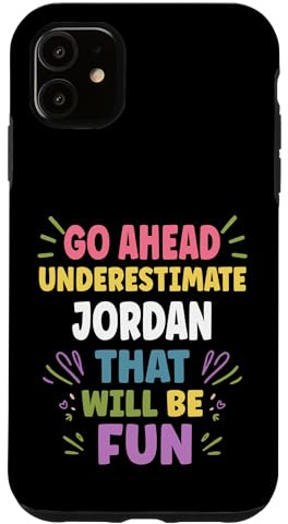 JORDAN Personalized Women's Gift Custom JORDAN Case for iPhone 11