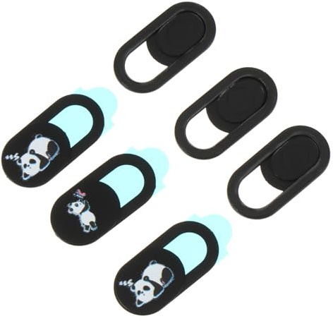 SOIMISS 6pcs Webcam Cover Cover Cartoon Privacy Protection Slide Slider Ultra Thin Animal Print