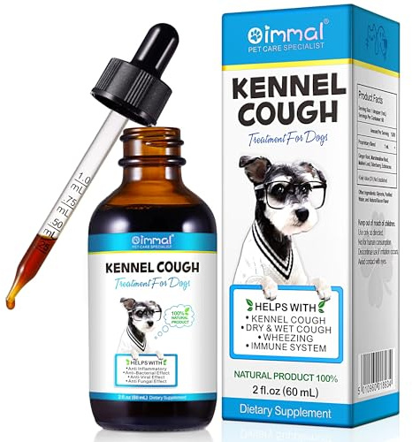 Kennel Cough Treatment for Dogs - Dog Allergy Itch Relief - Dry, Wet & Barky Cough Relief for Dogs - Dog Cough Suppressant