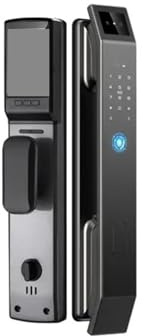 cerradura inteligente, Cerradura De Puerta Digital Con Reconocimiento Facial 3D Y Cámara, Desbloqueo Por Huella Dactilar Contraseña, Electrónica Sin Llave(D14P 30280 S-C D-H)