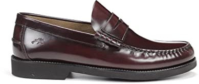 Fluchos Stamford Mocasines (Loafer), Hombre, Rojo (Burdeos 000), 40 EU (6.5 UK)