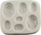FPC Sugarcraft Stampo in Silicone, Motivo: Cameo con Donne, Bianco, Classico Femminile, Stampo per Dolci, Mold, Silicone, Antiaderente