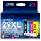 OFFICE HELPER Compatible pour Epson 29XL Cartouche d'encre Remplacement pour Epson29XL Expression Home XP-235 XP-245 XP-247 XP-455 XP-255 XP-332 XP-335 XP-342 XP-345 XP-452 XP-432 XP-435 (Pack de 4)