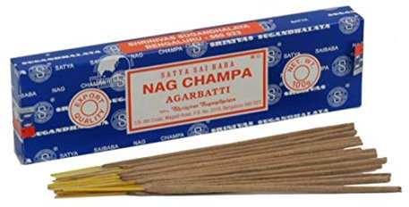 Hari Deals Satya Lot de 6 paquets d'encens senteurs bois de santal, lavande, musc, vibrations positives, Namaste, Nag Champa, Reiki Rose