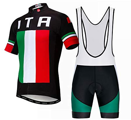 JPOJPO Cycling Jersey for Men Pro Team Bicycle Clothing MTB Bike Jerseys Shorts Set Italy