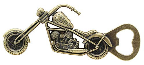 Antique Vintage Motorcycle Wine Bottle Opener, Cool Unique Beer Motorcycle opener Men Gifts Ideas for Fathers Day