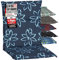 Beo Gartenstuhl-Auflagen Barcelona Niedriglehner 100 x 50 cm | Waschbare, UV-beständige Sitz-Kissen | Atmungsaktive Polster-Auflagen nach Öko-Tex Standard | Blaues Blumenmuster | Made in EU