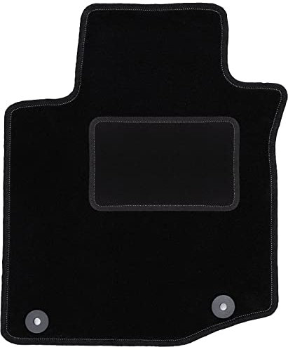 Wielganizator Automatte – Passend für Citroen C1 I Schrägheck 2005-2014 – Velours – Autozubehör - Auto Fußmatten – Fußmatte Auto – 1-teilig - schwarz
