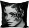 French Unicorn Kissenhülle Star Star Michael Jackson Sänger Musik Vintage Migale (40 x 40 cm)