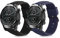 kwmobile 2X Cinturino TPU Silicone Fibbia Compatibile con Ticwatch PRO 3 Ultra/PRO 3 / S2 / GTX Cinturino - Cinturini 14-22 cm