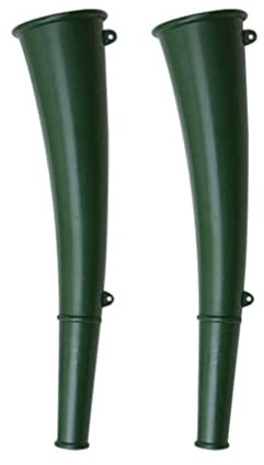 Vaguelly Nautische Hornsignale 2 Stück Militärische Notfall-Sicherheitspfeife Stadionhorn Horn Hundepfeife Geräuschmacher Spielzeug für Outdoor-Camping Wandern Bootfahren Jagd Grün