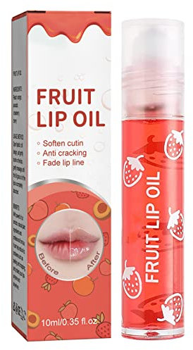 Wet And Wild Lipstick Plumping Lip Oil Roll On Hydrating Lip Gloss Tinted Lip Balm Long Lasting Nourishing Fruit Extract Tinted Lip Balm Liquid Lipgloss Non Sticky Fresh Texture Lip Balms for Girls