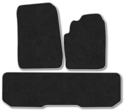 Citroen Xsara (2000-2010) Carpet Car Mats | Grey Edge Trim Tailored Fit Floor Mats Full Coverage Protection Accessories Easy Clean Anti Slip Made in the UK