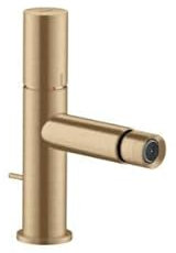 hansgrohe AXOR Uno Mitigeur monocommande de bidet AXOR Uno, Poignée zéro, garniture de vidage, 45200140, 45200140, Colorazione: Brushed Bronze