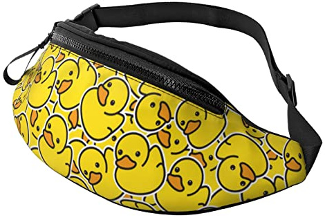 Gelb Cartoon Ente Umhängetasche Läufer Kleine Hüfttasche Bauchtasche Laufen Hüfttasche Gürteltasche Gürteltasche Sport Schlank Modisch Zum Joggen Wandern Frau