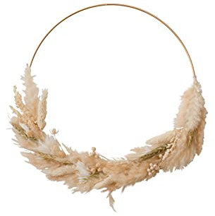 HEITMANN DECO - Trockeblumen Kranz, Natur, ca. 30 cm