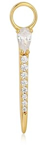 Ania Haie Damen-Charm 925er Silber Farbstein One Size Gold 32025418