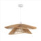 Paco Home LED Pendellampe Wohnzimmer Pendelleuchte Esszimmer Hängeleuchte Küche Lampenschirm Papier Deko Boho Style E27, Farbe:Weiß, Leuchtenart___Farbe:Typ 4