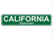 California Territory Straßenschild, hochwertiges Metallschild, California Territory Schild, Neuheit Schild für Bauernhaus, Garage, Wanddekoration, Blechschild, 40,6 x 10,2 cm