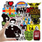 100 Stück Rock Band Aufkleber, Wasserfeste Vinyl Sticker, Classic Rock Sticker Pack für Erwachsene, zum Personalisieren von Laptop, Gitarre, Skateboard Graffiti Aufklebern für Jugendliche