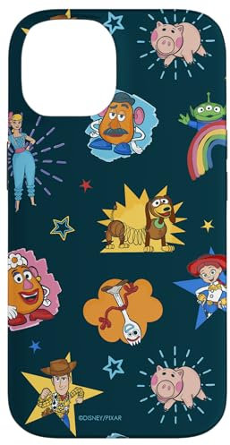 iPhone 14 Disney and Pixar's Toy Story 4 Colors and Rainbow Print Case