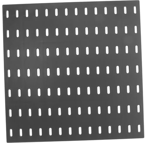OATIPHO Werkzeugtafel Steckbrettständer werkzeugaufbewahrung auf stecktafel schwarzes steckbrett Steckplatten aus Kunststoff Garagenwand-Organizer Lagerung schmücken Schreibtisch Regal