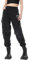 CLOAKA Cargohose Damen Hosen Jogginghose Hose Baggy Weites Bein Y2k Pants Outdoor High Waist Stretch Cargo Techwear Streetwear Lockere Lang Große Größen Gothic Gummizug Cargohosen Hip Hop Schwarze L