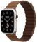 Crazy Horse Genuine Leather Strap for Apple Watch 38 mm 40 mm 41 mm 42 mm 44 mm 45 mm 49 mm, Magnetic Apple Watch Strap Easy to Remove for Men Women iWatch Ultra/Ultra2 Series 9 8 7 SE 6 5 4 3,