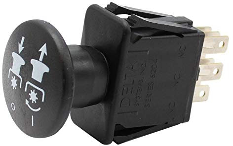 SECURA Interrupteur d'embrayage de lame compatible avec Husqvarna CTH150 960610261 Tracteur de pelouse