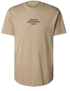 Armani Exchange Men's Utility Edge, embrodidered Logo,Regular Fit,Brown,XXL