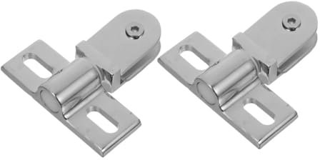 STOBAZA 2pcs Glass Shower Door Pivot Hinges Repair Kit Top and Bottom Clamp Shower Door Replacement Parts for Pivot Shower Doors for Showcase Cabinet Doors
