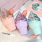 3 Stück Eiscreme Lippenbutter mit Löffel Honig Lippenbalsam, Glossy Feuchtigkeitsspendende Lippenmaske Feuchtigkeitsspendende und Vorbeugende Trockene,Tägliche Lippenpflege