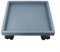 HomeVortex Soucoupe carrée à roulettes pour pot de fleurs - Dessous de pot de fleurs mobile en plastique robuste pour extérieur sans trous - Soucoupe de jardin (intérieur 32,5 cm)