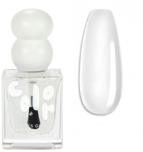 Quick Dry Top Coat,Clear Nail Polish,Transparent Nail Varnish,Quick Dry & Long Lasting Nails Protection,Use with Multiple Coloured Glossy Finish,Chip Resistant No Need UV DIY Manicure Nail Art