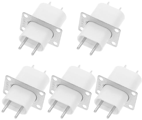 KICHOUSE 5 Stück Teiliges Mikrowellen magnetron Steckdosen Durchkontaktiertem Kondensator Hitzebeständig Einfache Installation Ersatz für Ofen magnetronfilament Zuverlässiges Zubehör für