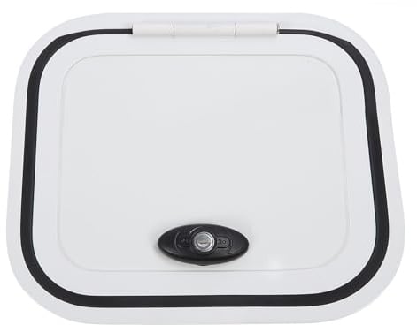CFTGIW Porte de Rangement pour Camping-Car avec Serrure 13 66 X 11 61 Pouces, Porte à Bagages pour Camping-Car, Remorque de Voyage, Panneau en Alliage, à Bagages pour, de Compartiment de Rangement
