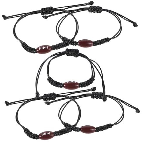 Rugby Fanarmband 5 Stück-pack Verstellbar, Polyester, für Sportfans