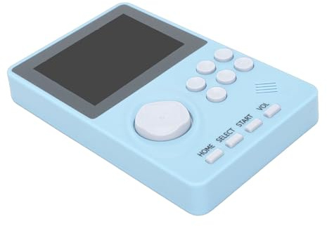 ZAICOLER 2.8 Handheld Game Console, 100 in 1 Classic Games, Rechargeable Battery & Ergonomic Design for Kids & Adults (Light Blue)