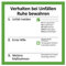 Verhalten bei Unfällen Schild | 20 x 20 cm | Aushang für Erste-Hilfe, Notfall, Verhaltensregeln Betriebsaushang Hinweisschild 3mm | stabile Hartschaumplatte