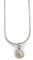 DUR Damen Kette Pfote aus 925er Silber| Strandsand | Länge ca. 42 cm K2624