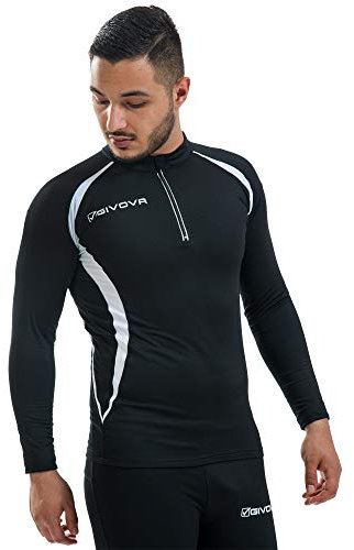 Givova, langes laufhemd, schwarz, XL