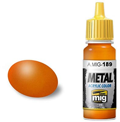 Ammo Metallic Orange Metal Acrylics (17 Ml)