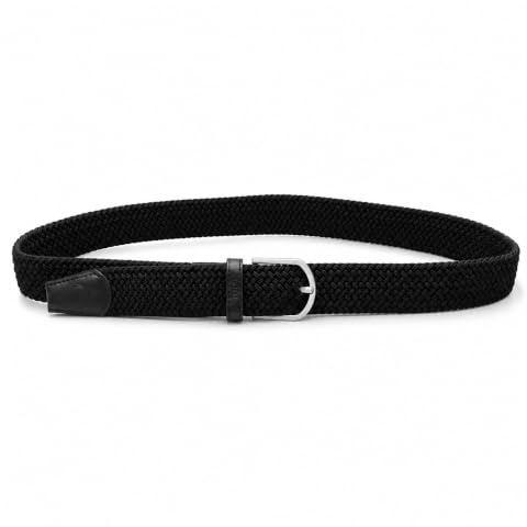 Oypla Coco Equestrian Black Unisex Child Woven Horse Riding Stretch Belt