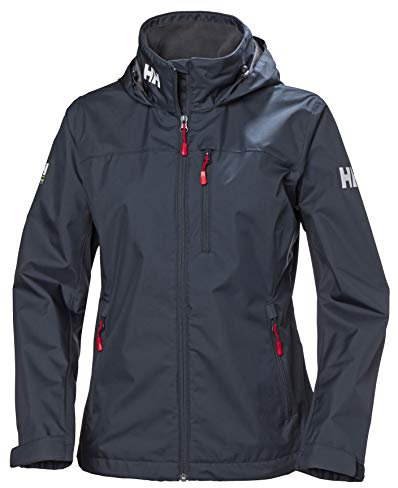 Helly Hansen Damen W Crew Hooded Jacket, Marineblau, L