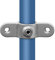 Klemp - Gelenk-Stück/Gelenk-Auge, vertikal, beidseitig, Angel-Rohr-Verbinder, Temperguss galvanisiert, feuerverzinkt, inkl. Schrauben Typ 38B - 26,9 mm / ¾