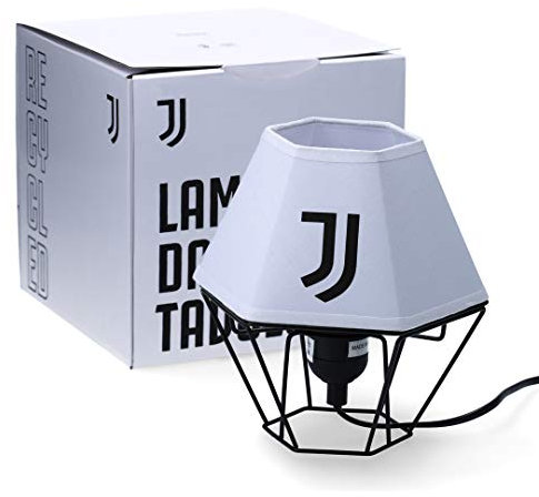 Juventus Lamapada da Tavolo - Altezza 19 cm - Larghezza 17 cm - Metallo e Tessuto - 100% Originale